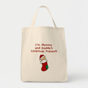 Mommy and Daddy's Christmas Present Tote Bag