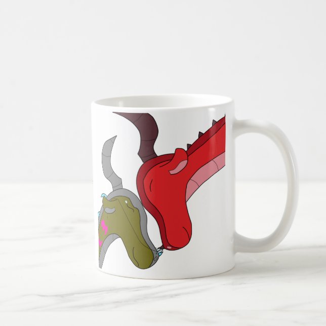Mommy and Dragon Whimsical Mug (Right)