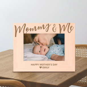 Mommy and Me Custom Engraved Mother's Day Frame