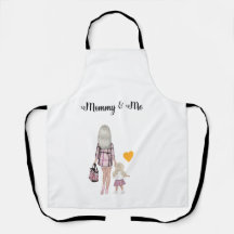 Mommy and Me Holding Hands  All-Over Print Apron