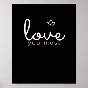 Mommy And Me Love You More Sweet Family Style  Poster