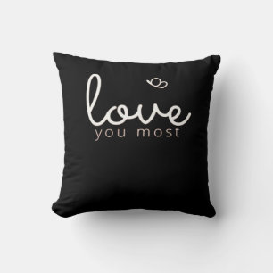 Mommy And Me Love You More Sweet Family Style  Throw Pillow