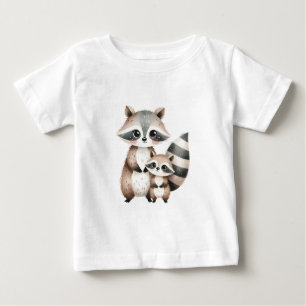 Mommy and Me-Raccoon Baby T-Shirt