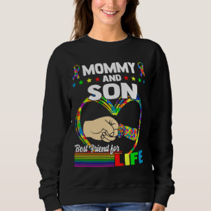 Mommy And Son Autism Support Love Autism Awareness Sweatshirt