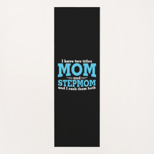 Mommy Art Mom And Stepmom Yoga Mat
