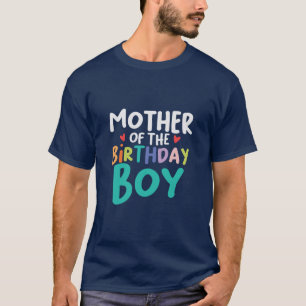 Mommy Art Mother Of The Birthday Boy T-Shirt
