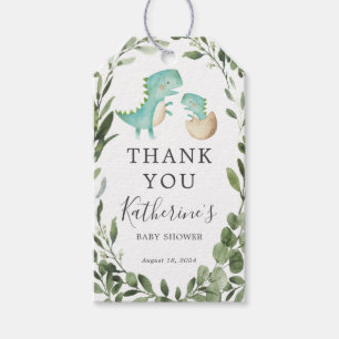 Mommy Baby Dinosaur Baby Shower Favour Tag