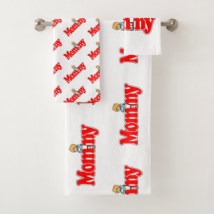 Mommy Bath Towel Set