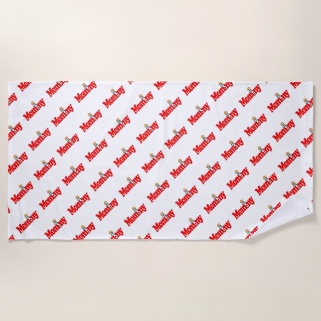 Mommy Beach Towel (Front)