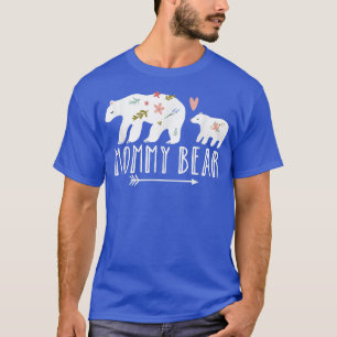 Mommy Bear 1 Cub Mommy Bear Twin Mommy First Mothe T-Shirt
