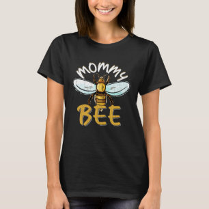 Mommy Bee Beekeeper Beekeeping Apiary Honey Graph T-Shirt