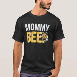 Mommy Bee Cute Honeycomb Bumblebee Mom Mother's Da T-Shirt