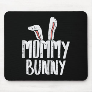 Mommy Bunny Ear Easter Family Matching Mom Mama Mo Mouse Pad