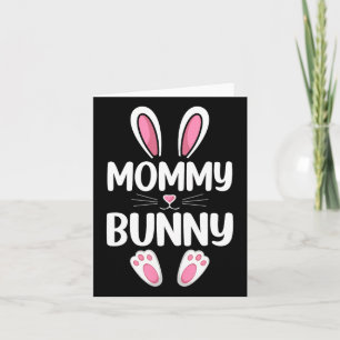 Mommy Bunny Matching Family Mommy Easter Day Card
