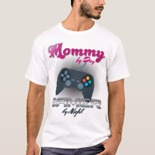 Mommy by Day, Gamer by Night Men's Cut Tee