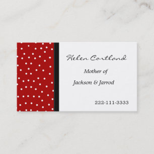 Mommy Calling Card