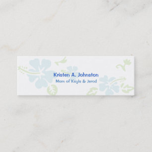 Mommy card, personal calling card