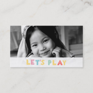 *~* Mommy Card - Play Date Card Colours Photograph
