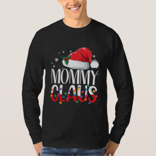 Mommy Claus Matching Family Christmas Pyjamas T-Shirt
