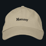 Mommy Custom Beautiful Lovely Cap Elegant Mom Hat<br><div class="desc">Show your appreciation and love for the wonderful moms in your life with our "Mommy" text embroidered hat. Combining comfort, style, and a heartfelt message, this hat is the perfect accessory for any mom who proudly embraces her role. The hat features the word "Mommy" elegantly embroidered in a beautiful script...</div>