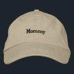 Mommy Custom Beautiful Lovely Cap Elegant Mom Hat<br><div class="desc">Show your appreciation and love for the wonderful moms in your life with our "Mommy" text embroidered hat. Combining comfort, style, and a heartfelt message, this hat is the perfect accessory for any mom who proudly embraces her role. The hat features the word "Mommy" elegantly embroidered in a beautiful script...</div>