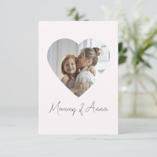 Mommy Custom Photo & Name Personalized Card