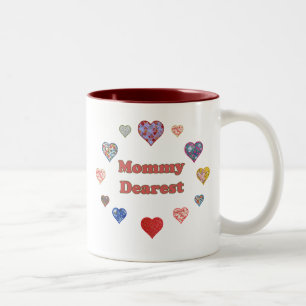 Mommy Dearest Two-Tone Coffee Mug