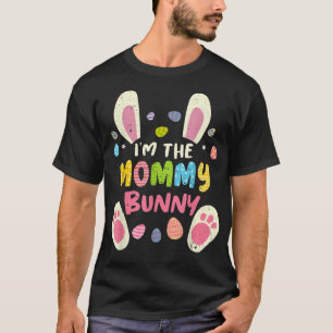 Mommy Easter Matching Family Party Bunny Face Cost T-Shirt
