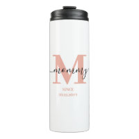 Mommy Elegant Script Monogram