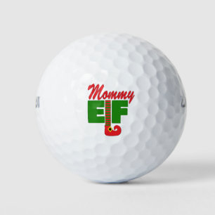 Mommy Elf Golf Balls