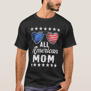 Mommy Fourth Of July Womens All American Mom Us F T-Shirt