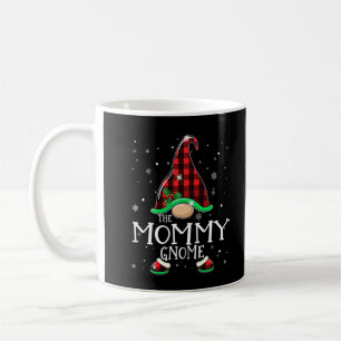 Mommy Gnome Buffalo Plaid Matching Christmas 2021 Coffee Mug