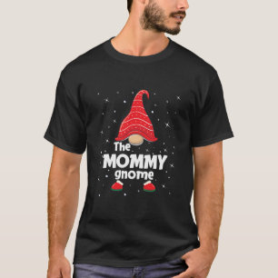 Mommy Gnome Family Matching Christmas Funny Gift P T-Shirt
