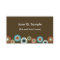 Mommy information card in brown
