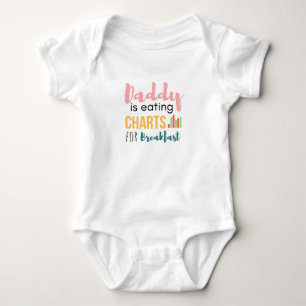 Mommy is Eating Charts for breakfast Baby Bodysuit