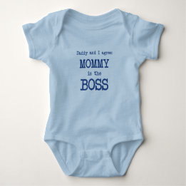 Mommy Is The Boss Baby Bodysuit