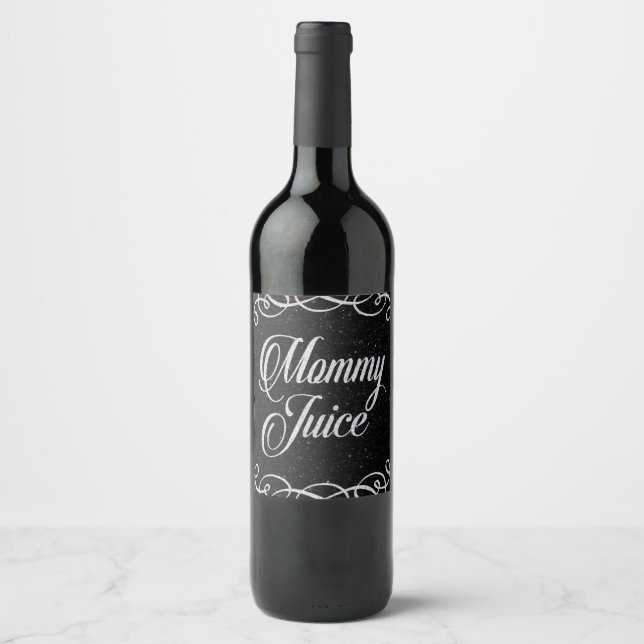 Mommy Juice Sassy Girls Night Out Fun Wine Label (Front)