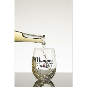 Mommy Juice Wine Glass