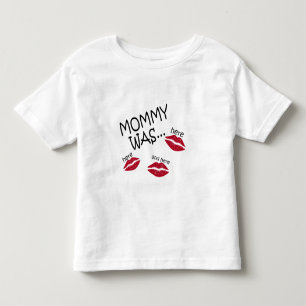 mommy kisses toddler t-shirt