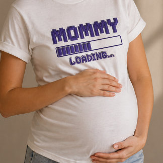 Mommy Loading Pregnancy Reveal Shirt