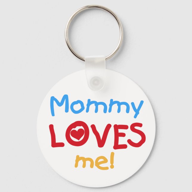 Mommy Loves Me Keychain (Front)