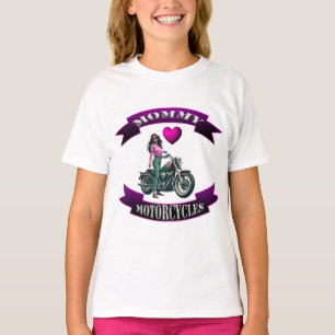 Mommy Loves Motorcycles T-Shirt