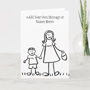 Mommy & Me - Customize Greeting or Note Cards