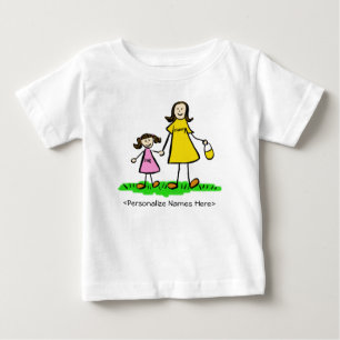 Mommy & Me - Mother and Daughter Brunette Shirt