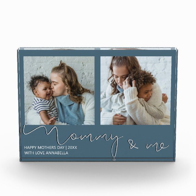Mommy & Me | Mothers Day 2 Photo  Block (Front)