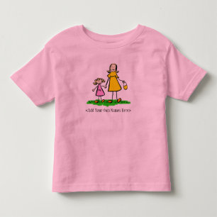 Mommy & Me Shirt (Blonde w Customize Names)
