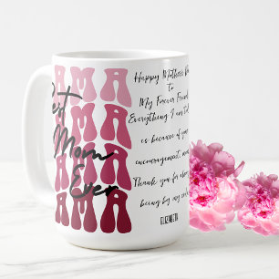 Mommy Modern Mom Custom Message Mother's Day Gift Coffee Mug
