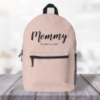 Mommy | Modern Mom Kids Names Blush Pink