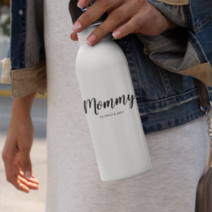 Mommy   Modern Mom Kids Names Mother's Day 532 Ml Water Bottle
