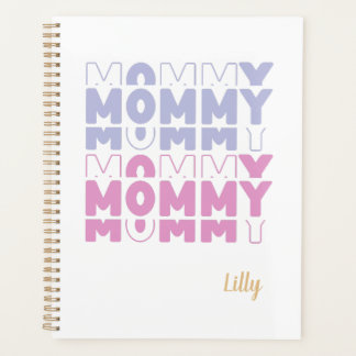 Mommy Modern Pastel Colour Custom Mother's Day Planner